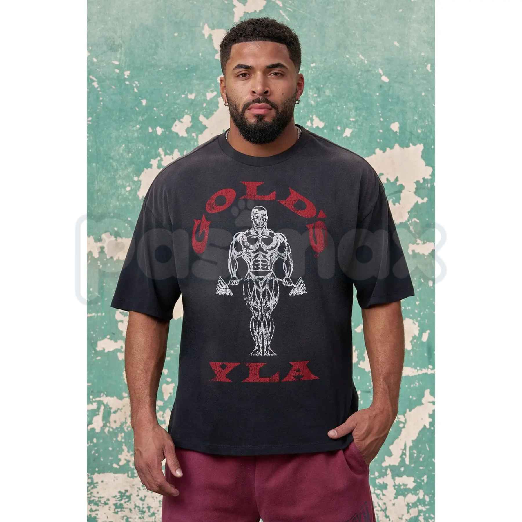 Gold's Iron Legacy Icon Tees – Vintage Bodybuilding Gym Graphic T-Shirt, Retro Powerlifting Fitness Unisex Heavy Weight Apparel