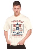 Spun Bamboo Light House Men's Bamboo Viscose/Organic Cotton Short Sleeve Graphic T-Shirt — main product shot