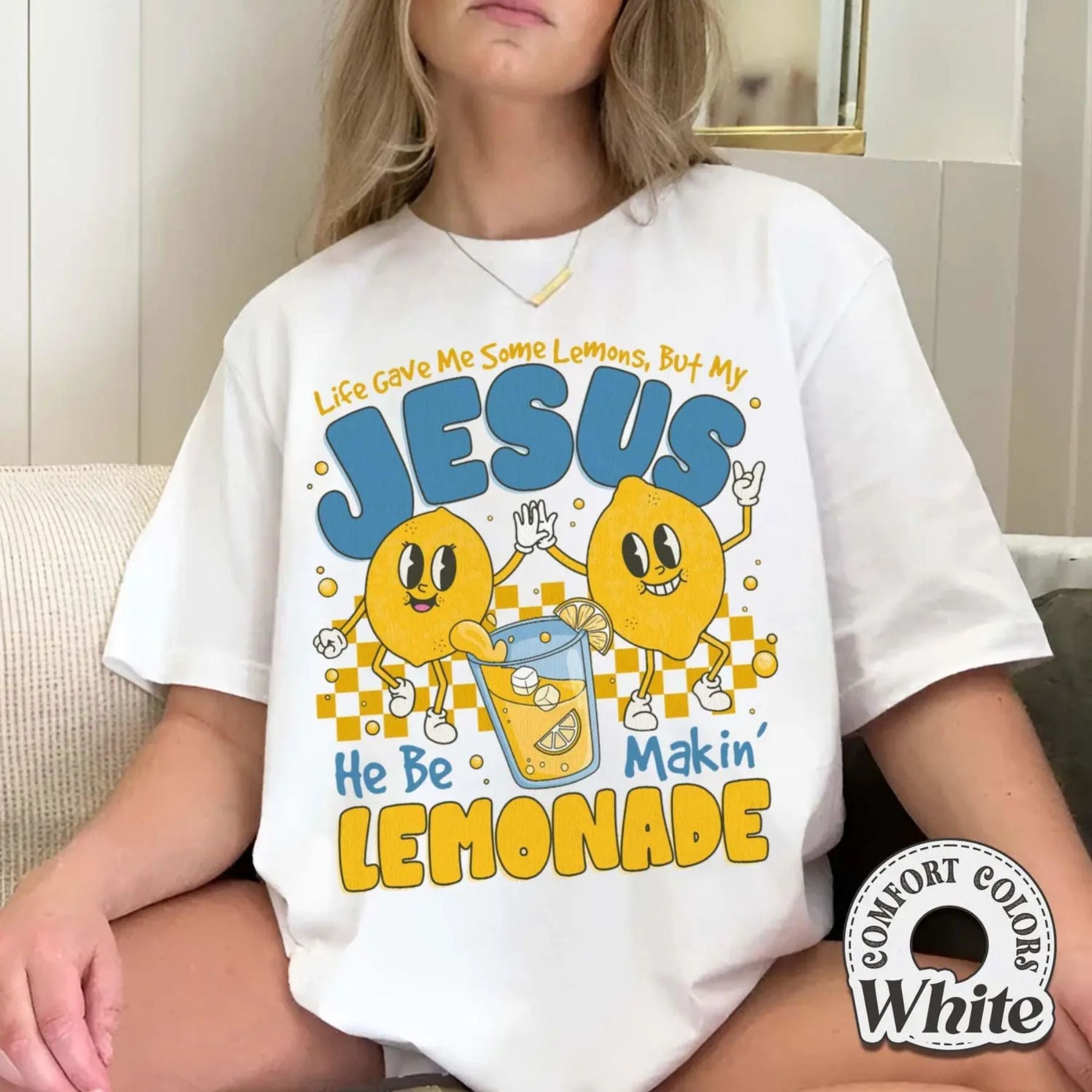 Pasimax 'He Be Makin Lemonade' Shirt — detail close-up