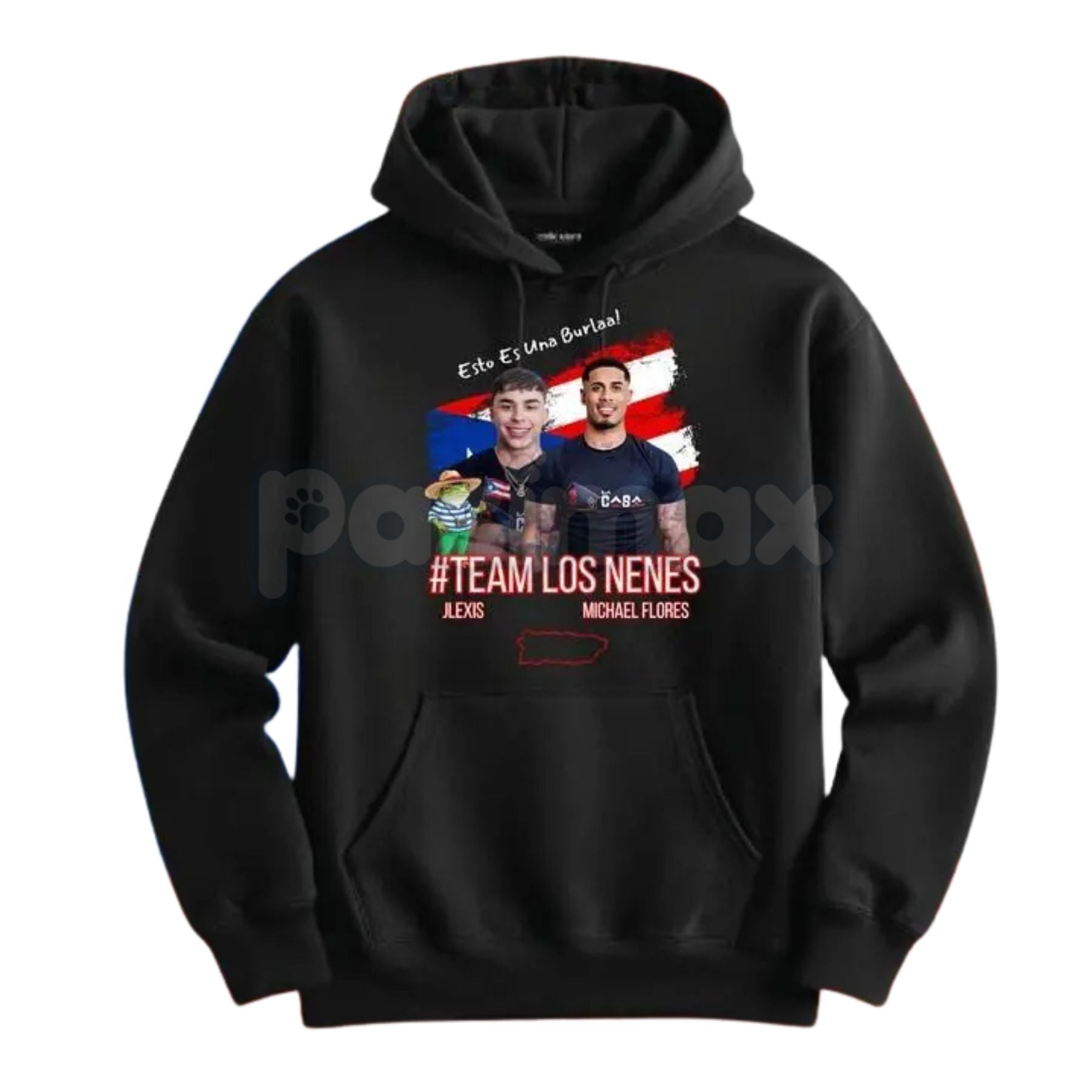 Pasimax TEAM Los NENE Team Flores Team JLexis Unisex Hoodie – Custom Family & Group Pride Pullover, Personalized Graphic Stre