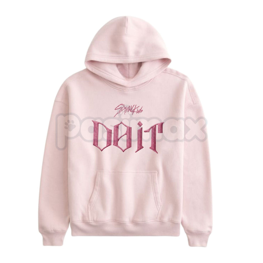 Pasimax "DO IT STRAY KIDS" Embroidered Unisex Hoodie – Premium Heavy Blend K-Pop Fan Apparel — detail close-up