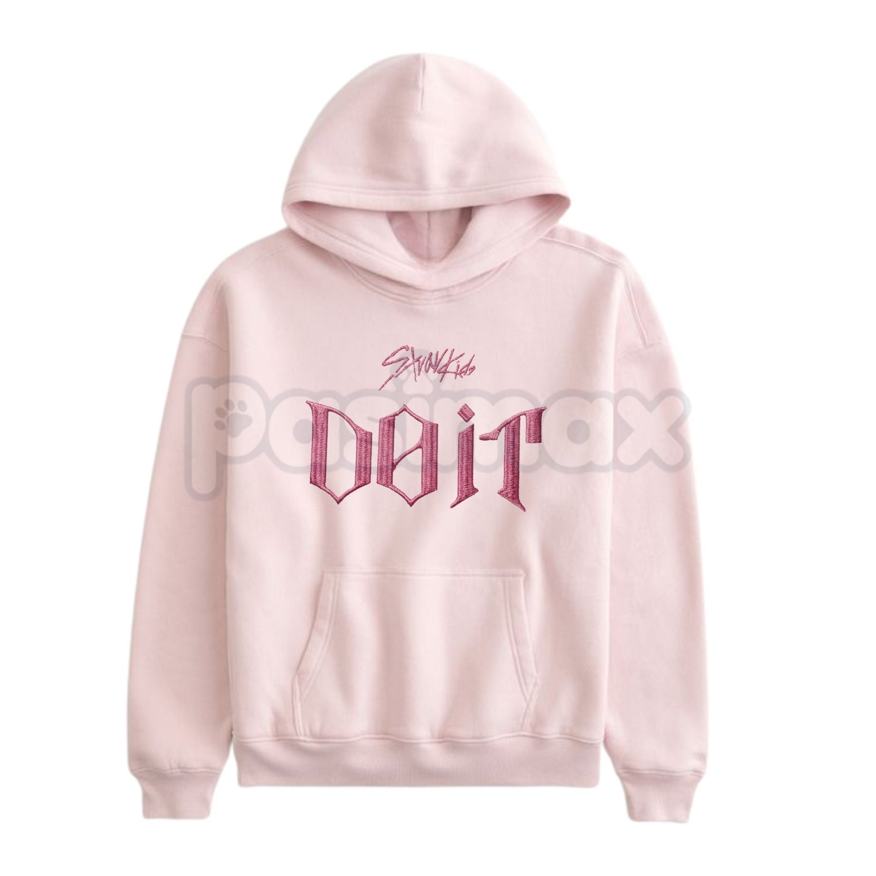 Pasimax "DO IT STRAY KIDS" Embroidered Unisex Hoodie – Premium Heavy Blend K-Pop Fan Apparel — detail close-up
