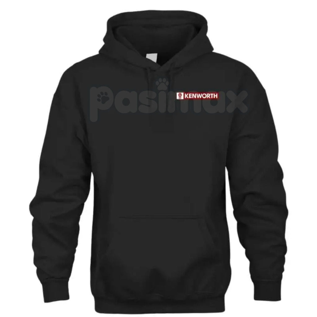 Pasimax Kenworth Logo Hoodie – Since 1923 Classic Trucker Pullover, Legendary Big Rig Apparel, Unisex — detail close-up