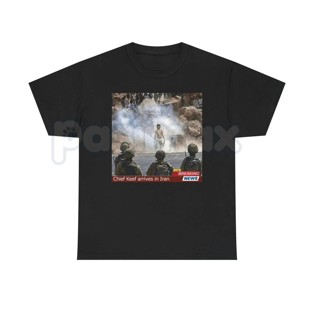 Pasimax Chief K in Iran Graphic T-Shirt - Viral Streetwear Culture Tee, Premium 100% Cotton Glo-Style Fan Top, International 