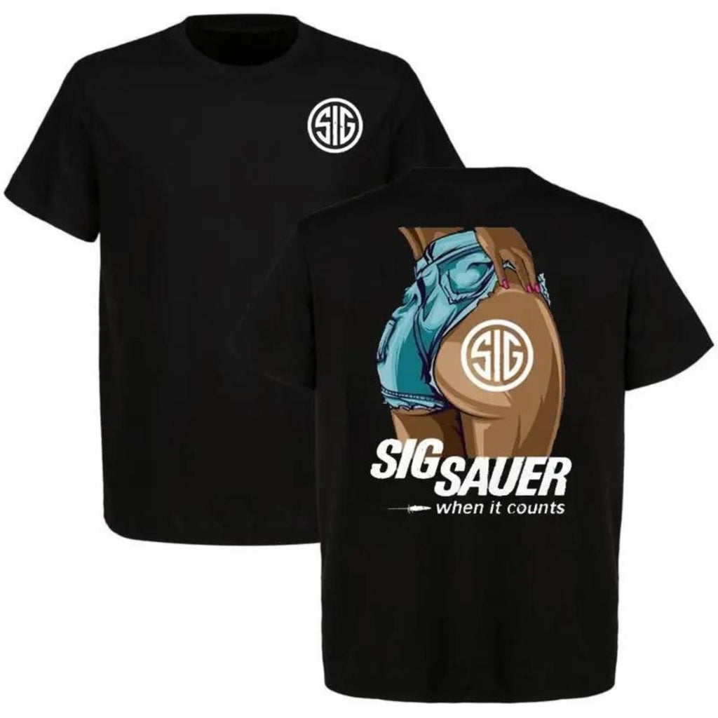 Pasimax Sig Sauer Tactical Lifestyle T-Shirt — detail close-up