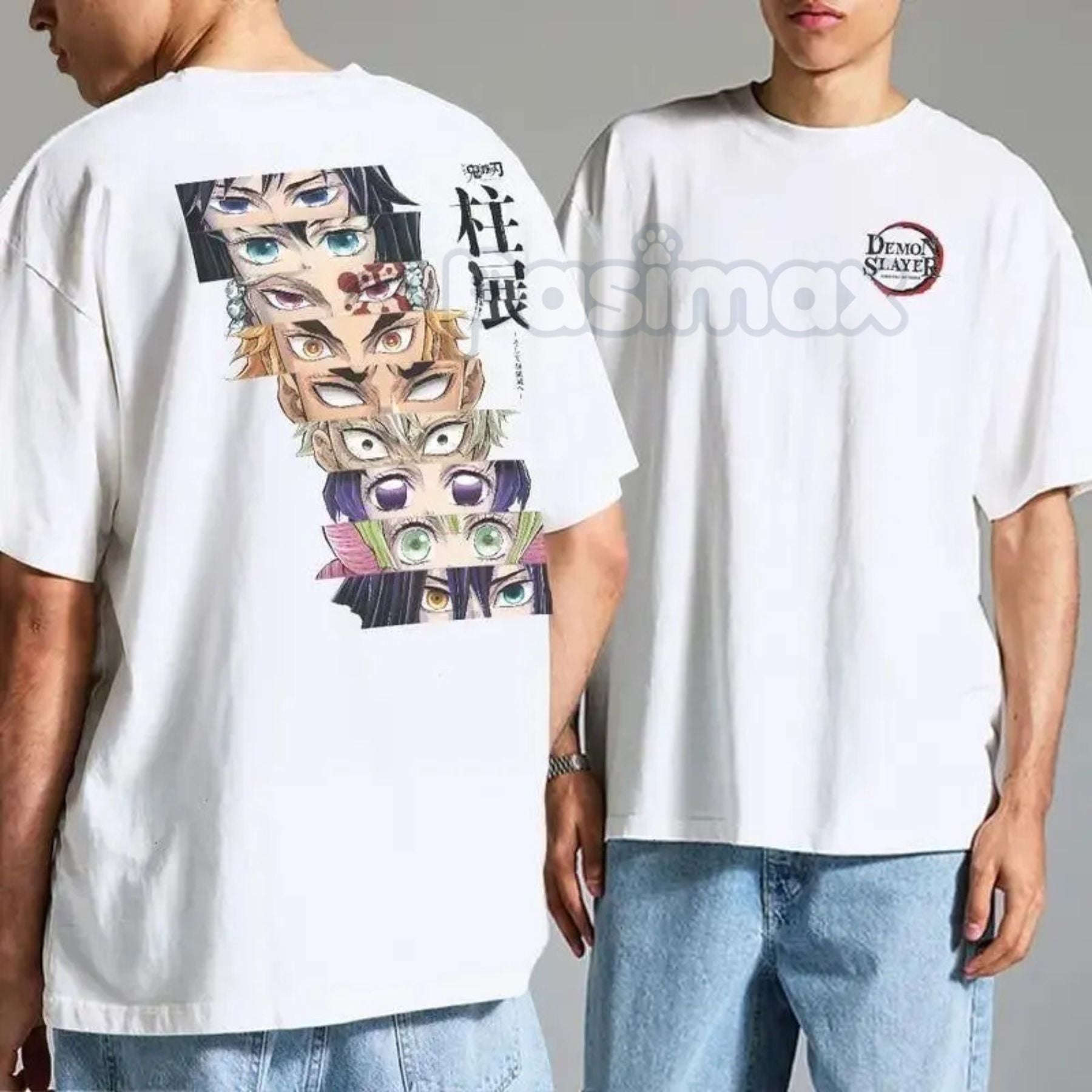 Pasimax Demon Slayer Hashira Team Shirt — detail close-up