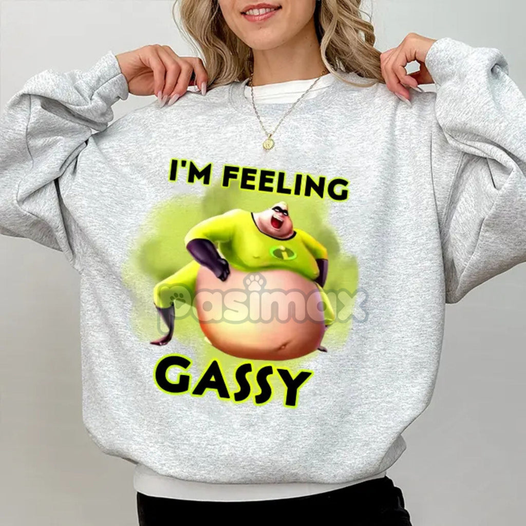 Pasimax The Incredibles Gassy Sweatshirt — detail close-up