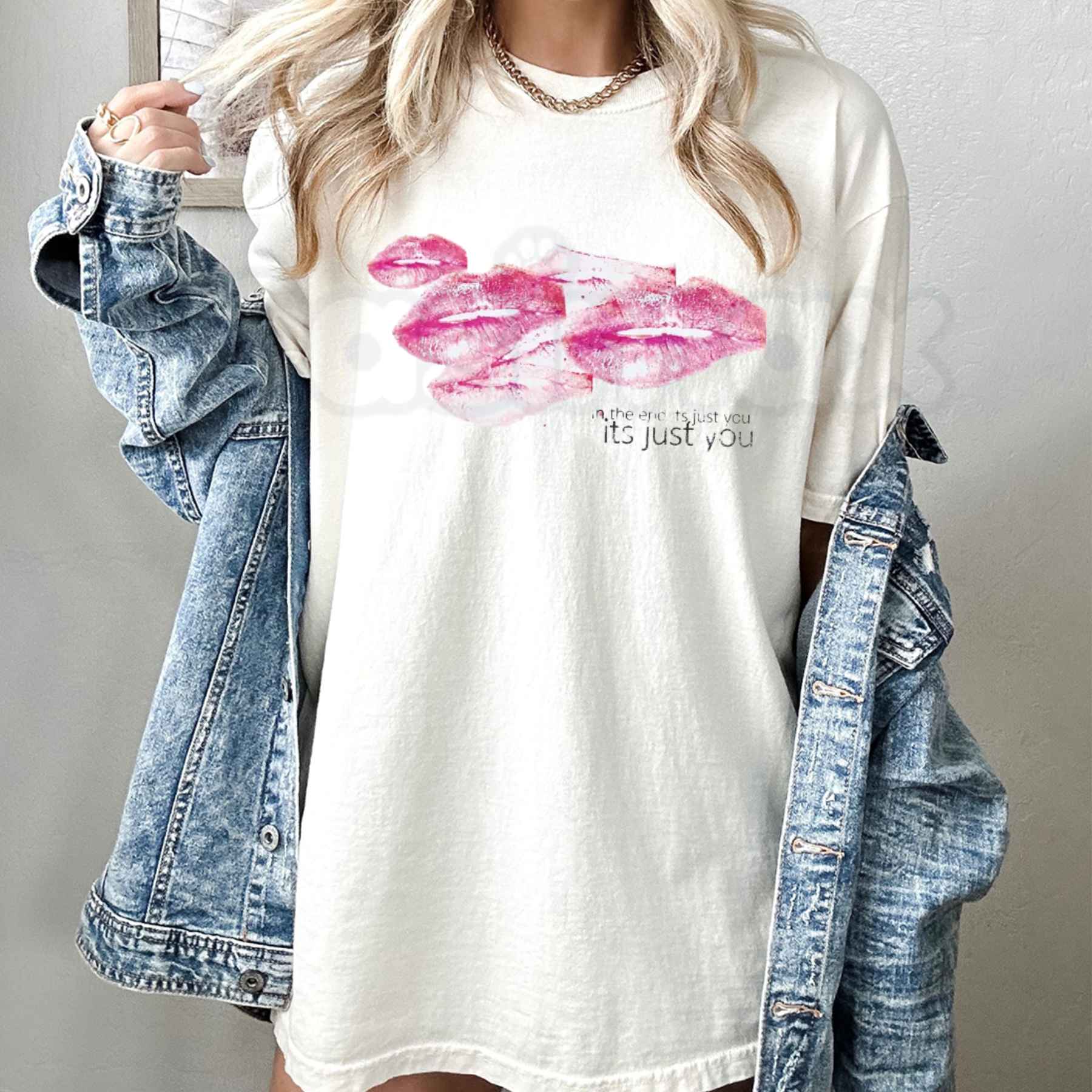 Its Just You T-Shirt – Minimalist Inspirational Typography Shirt, Self-Love Aesthetic Unisex Cotton Graphic Tee