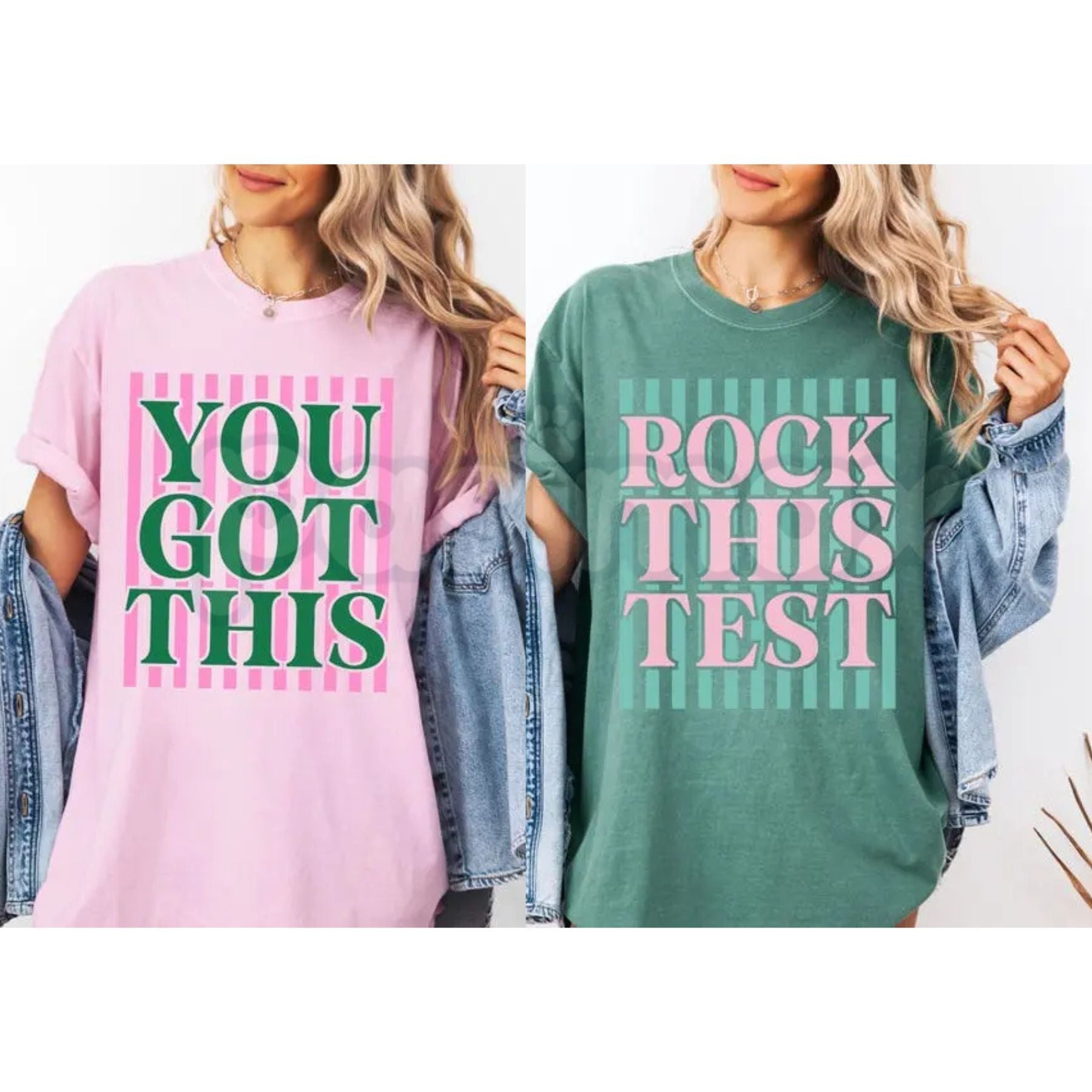 Comfort Colors® School Test Day T-Shirt – Motivational Student Graphic Tee, Encouraging Quote Shirt, Aesthetic Positive Mindset Classroom Outfit