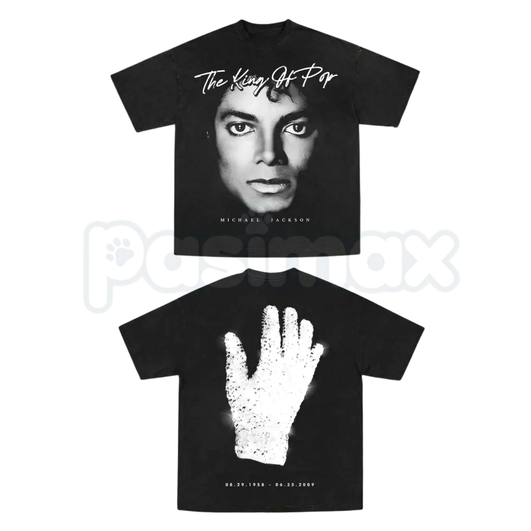 MJ Vintage Pop Music Graphic T-Shirt – Classic King of Pop Retro Tee, Premium 100% Cotton 80s Music Icon Top, Soft Lived-In Heavyweight Legendary Artist Shirt, Made in USA