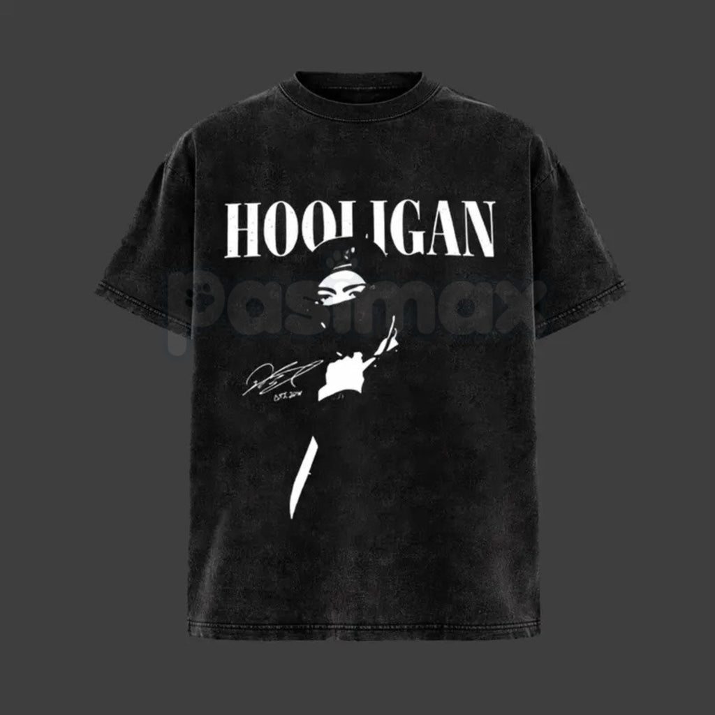 Pasimax Hooligan Vintage Washed T-Shirt — detail close-up