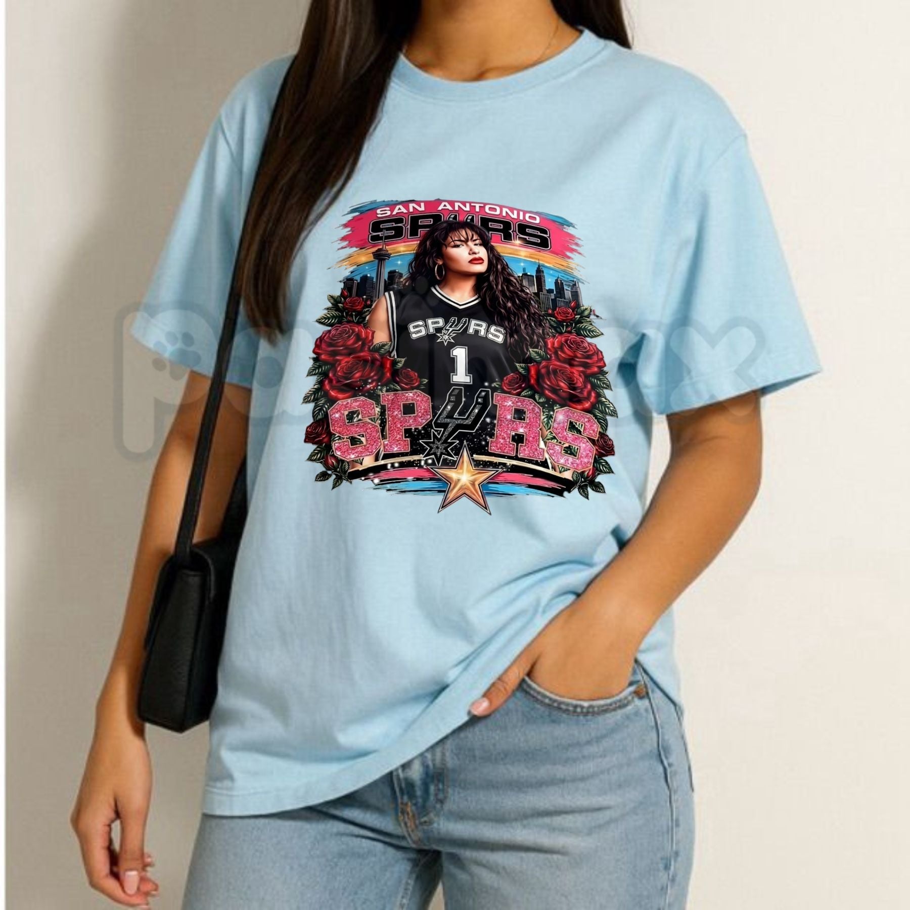 Selena Quintanilla San Antonio Spurs T-Shirt – Cumbia & Basketball Heritage Graphic Tee