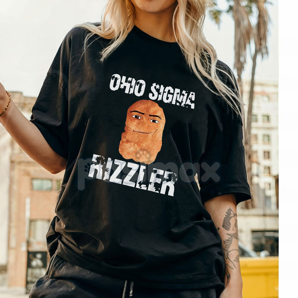 Pasimax "Ohio Sigma" Meme T-Shirt - Funny Internet Memes Tee, Viral Ohio State Humor, Unisex Sigma Grindset Apparel — detail 