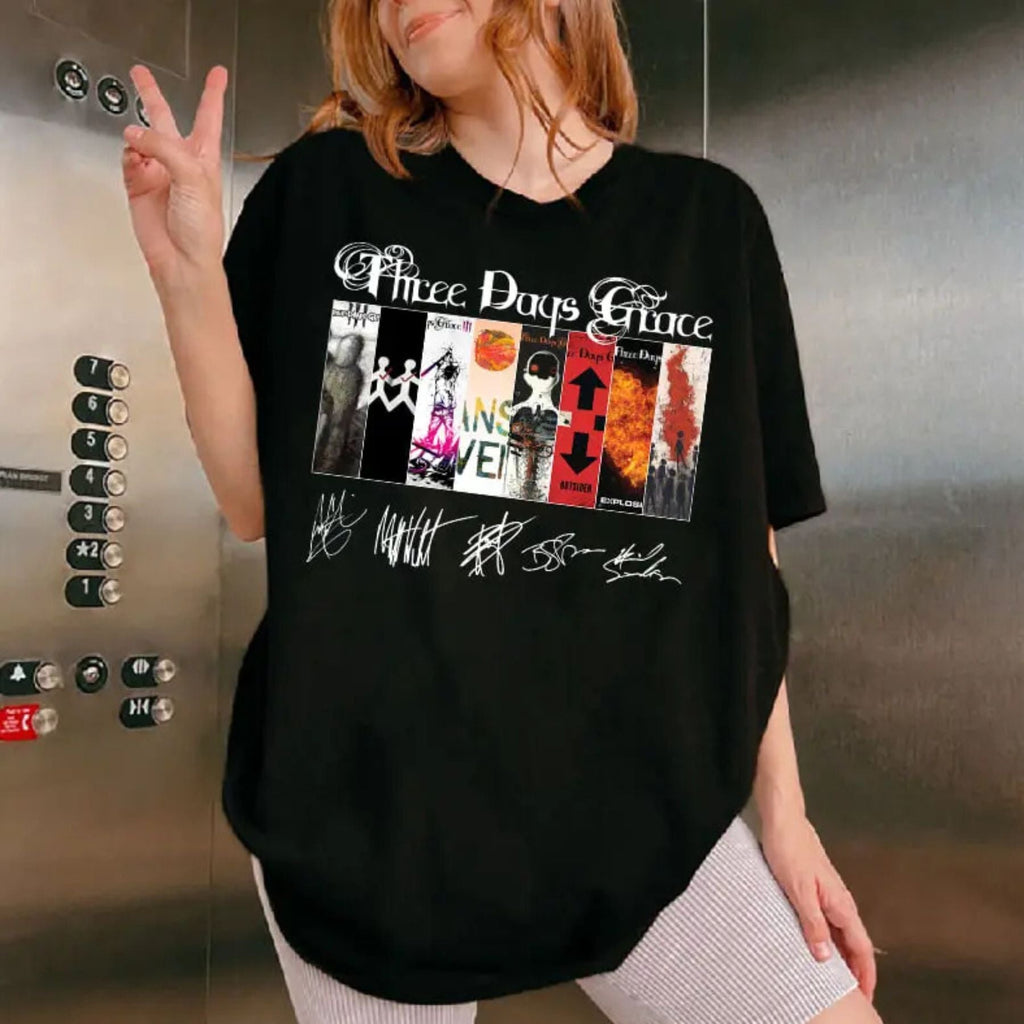 Pasimax TDG Album T-Shirt — detail close-up