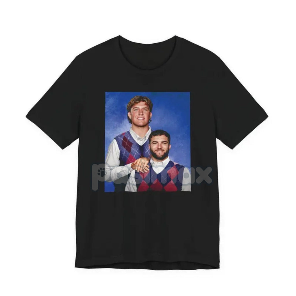 Pasimax Jaxson and Cam Dynamic Duo Football T-Shirt — lifestyle context