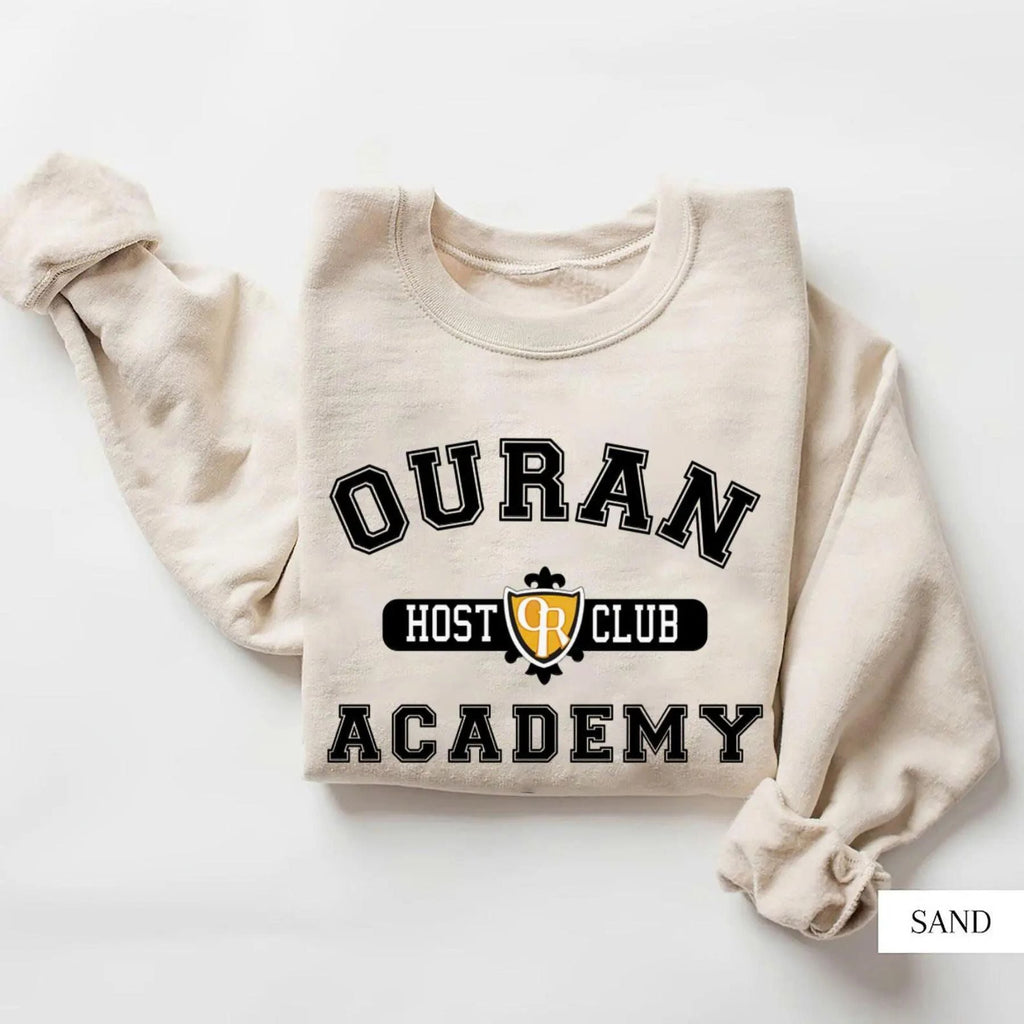 Pasimax Ouran High School Host Club Academy Crewneck — lifestyle context