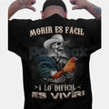 Moris Es Fácil Mexican Style Shirt – Día de los Muertos Graphic Hoodie & Chicano Aesthetic Sweatshirt