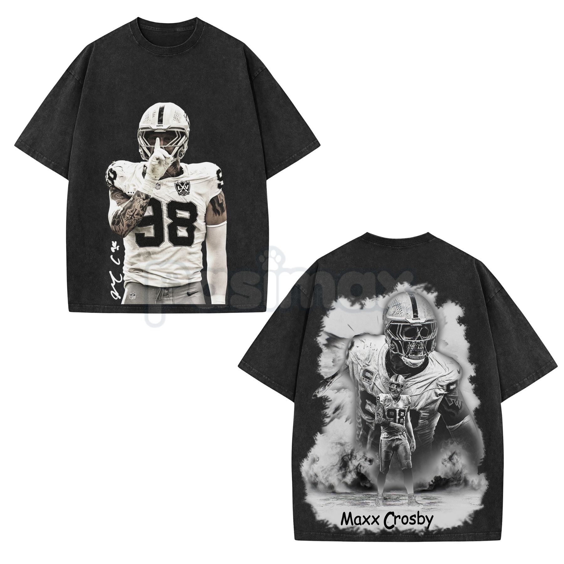 Pasimax The Condor Maxx Crosby T-shirt — detail close-up