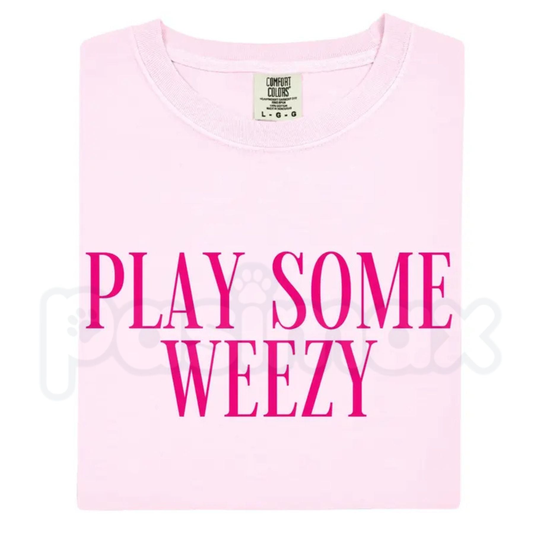 Comfort Colors® "Play Some Weezy" T-Shirt – Vintage Hip Hop Rap Concert Graphic Tee, Retro Lil Wayne Music Fan Top, Aesthetic Festival Streetwear Gift
