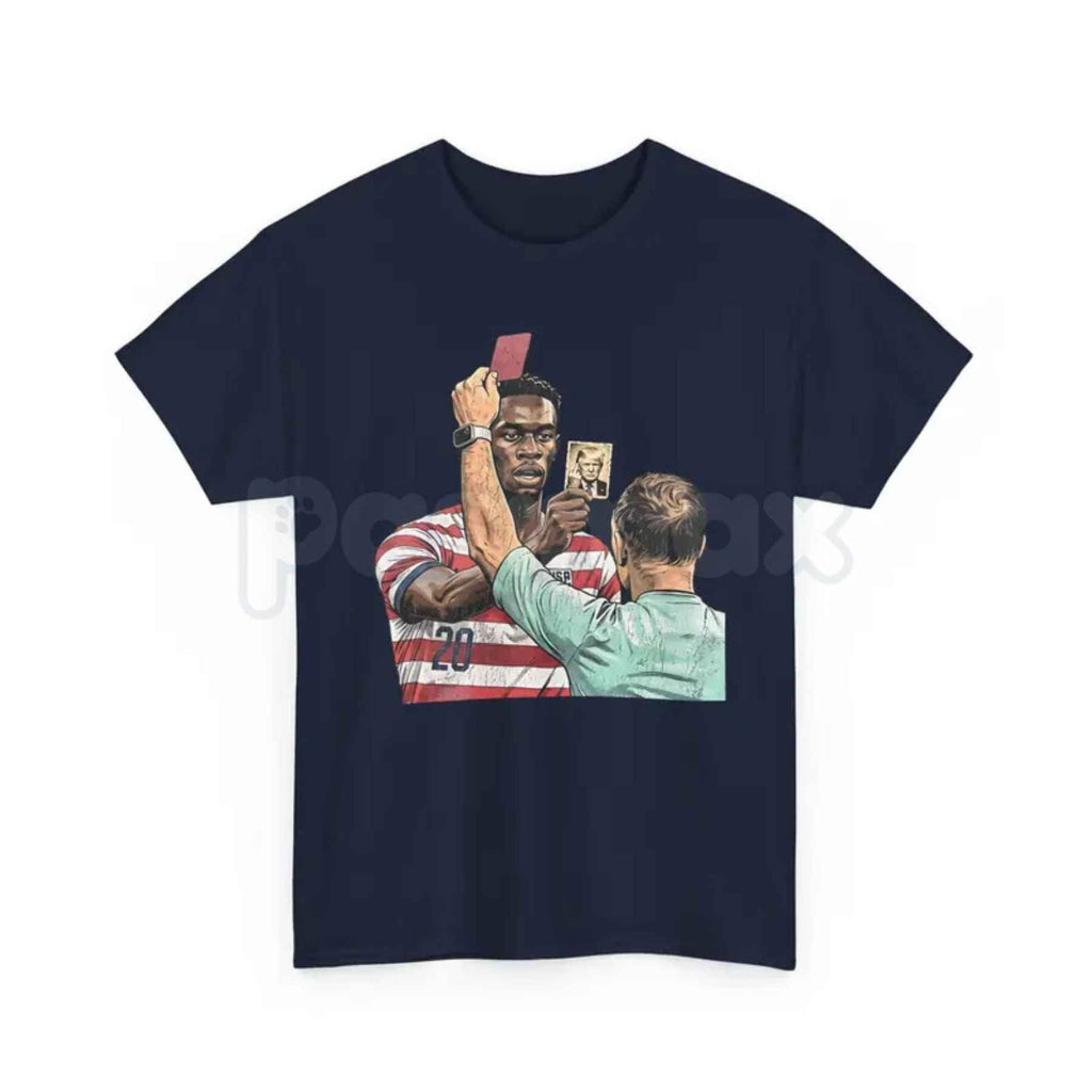 Funny Soccer Red Card Meme Graphic Tee – Football Referee Joke T-Shirt, Humorous Sports Sarcastic Unisex Streetwear Shirt