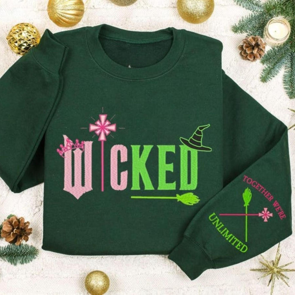 Pasimax Wicked Embroidery Sweatshirt — lifestyle context