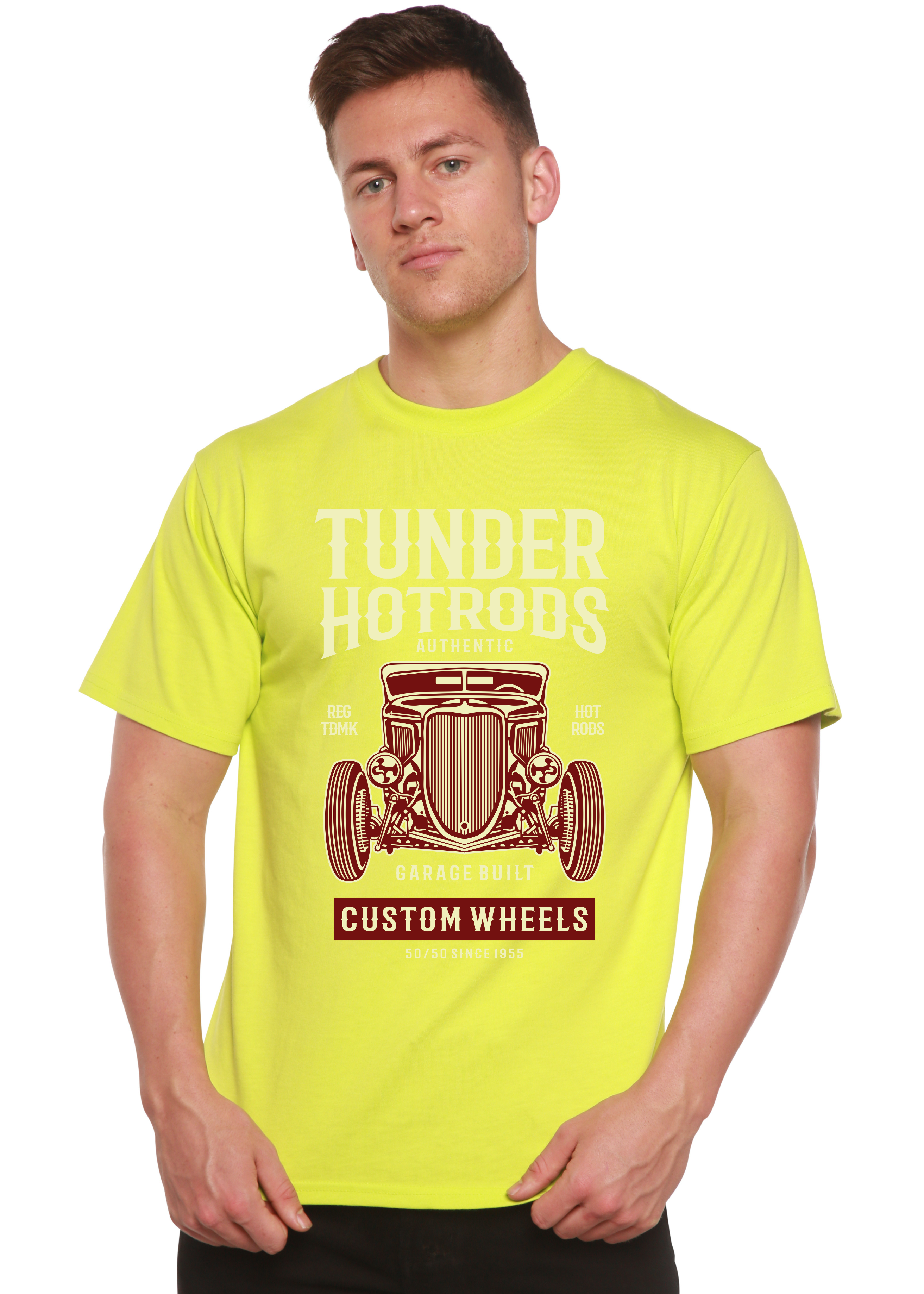 Spun Bamboo Thunder Hot Spun Bamboo® Men's Bamboo Viscose/Organic Cotton Short Sleeve Graphic T-Shirt — alternative angle