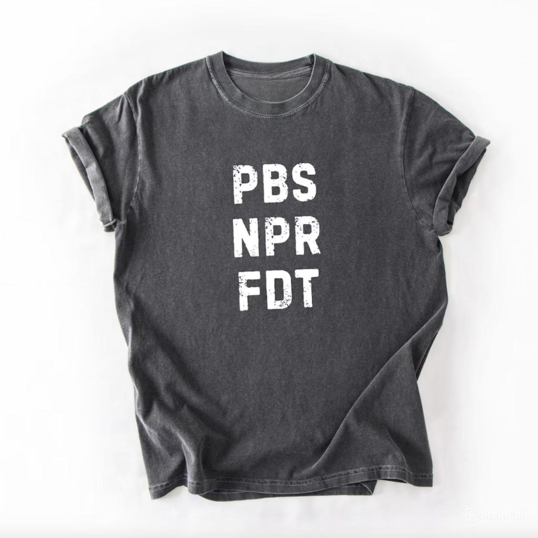 Pasimax Save PBS Resist T-Shirt — detail close-up