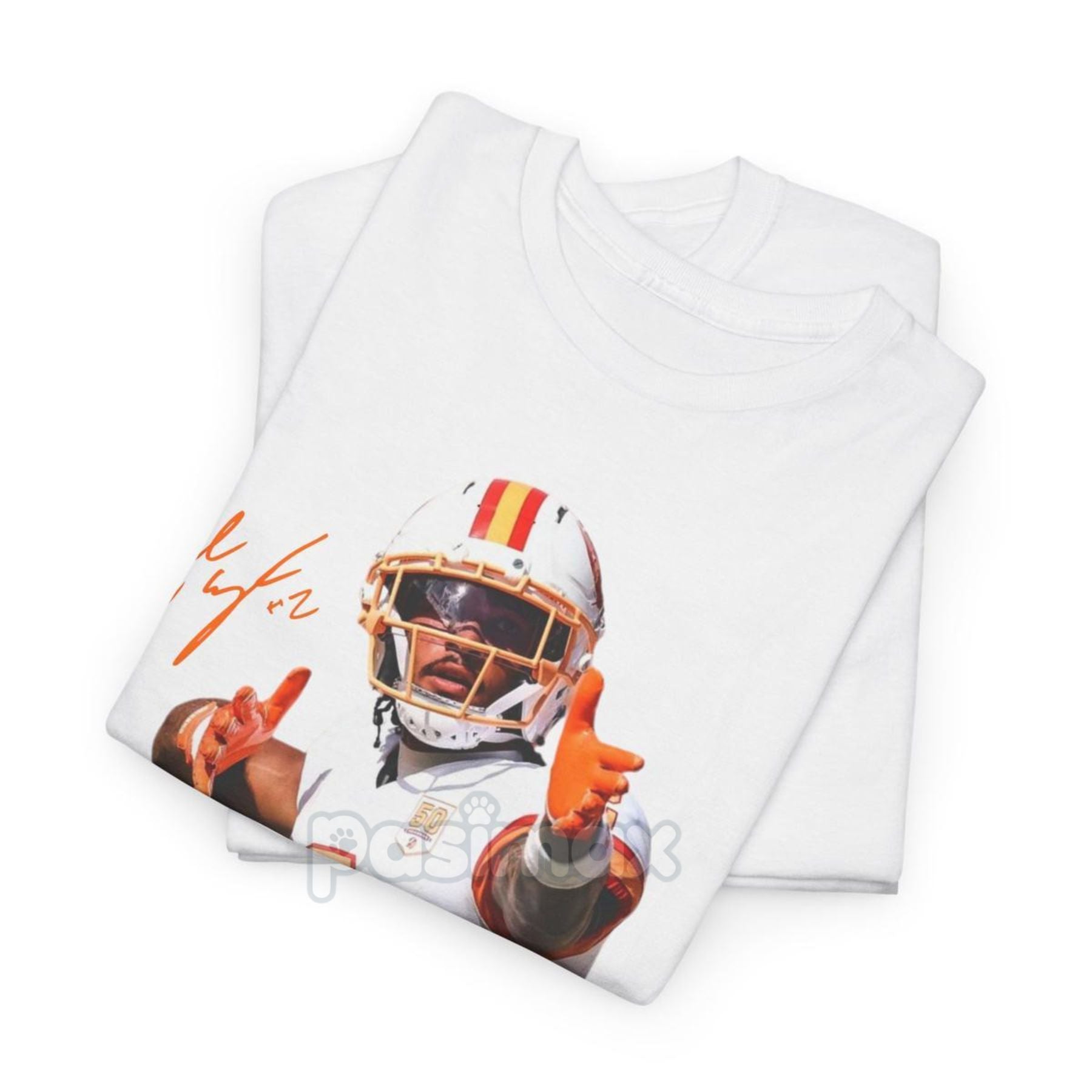 Pasimax Emeka Egbuka Rookie WR Graphic T-Shirt — detail close-up