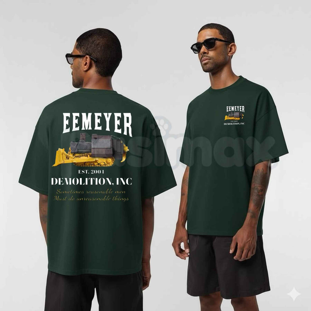 Heemeyer Demolition Inc T Shirt – Vintage Heavy Equipment Mechanic Tee, Legendary Killdozer Memorial Unisex Cotton Streetwear Graphic Shirt