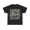 Pasimax Weird Girls Club Aesthetic Tee – Whimsy Goth Celestial Hoodie & Dark Academia Sweatshirt — detail close-up