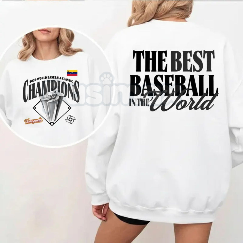 Pasimax Team Venezuela Baseball Won 2026 Shirt — detail close-up