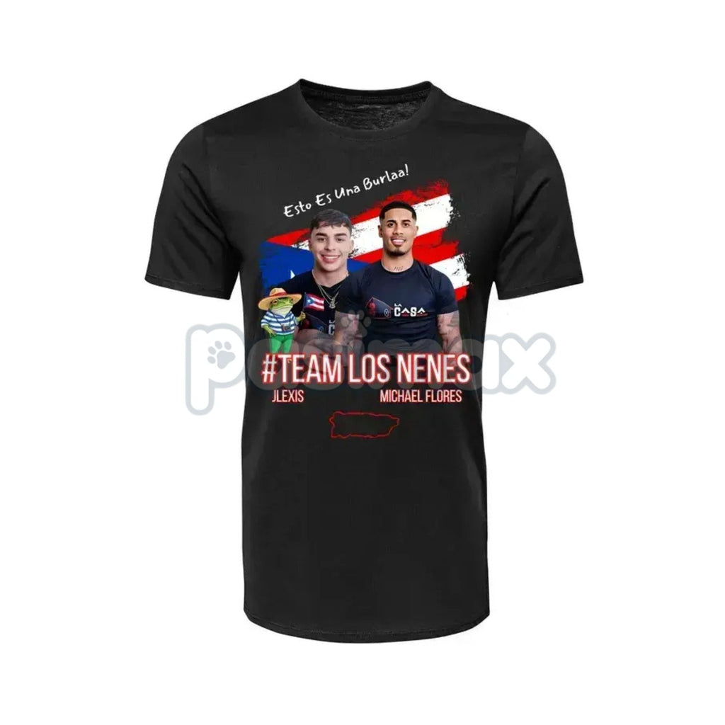 Pasimax TEAMFLORES & TEAMJLEXIS Unity T-Shirt - Fan Support Apparel, Matching Couple/Duo Tee, Unisex Team Slogan Shirt — deta