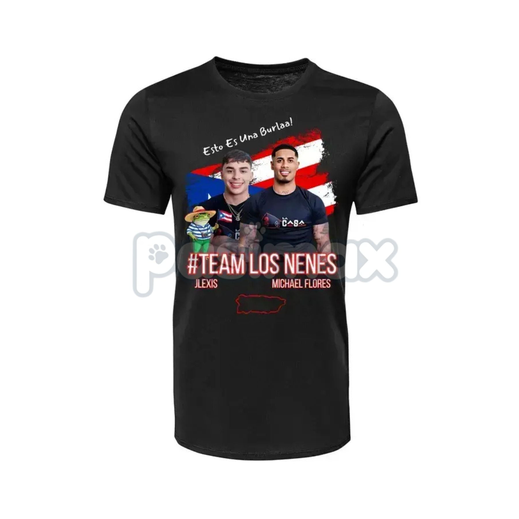 Pasimax TEAMFLORES & TEAMJLEXIS Unity T-Shirt - Fan Support Apparel, Matching Couple/Duo Tee, Unisex Team Slogan Shirt — deta