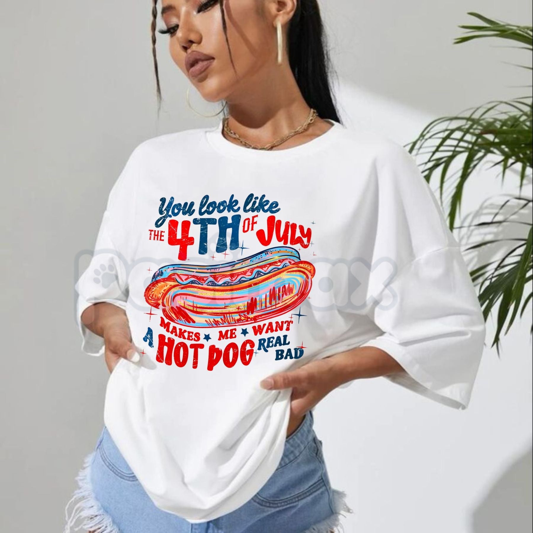 "You Look Like the 4th of July" T-Shirt – Festive Americana Graphic Tee
