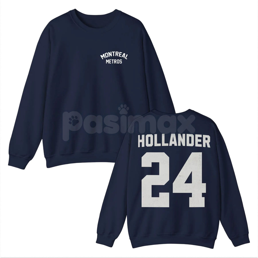 Pasimax Montreal Metros Shirt | LGBT Romance Hockey Sweatshirt | Fictional Hockey Team Jumper | Bookish Sports Romance Crewne