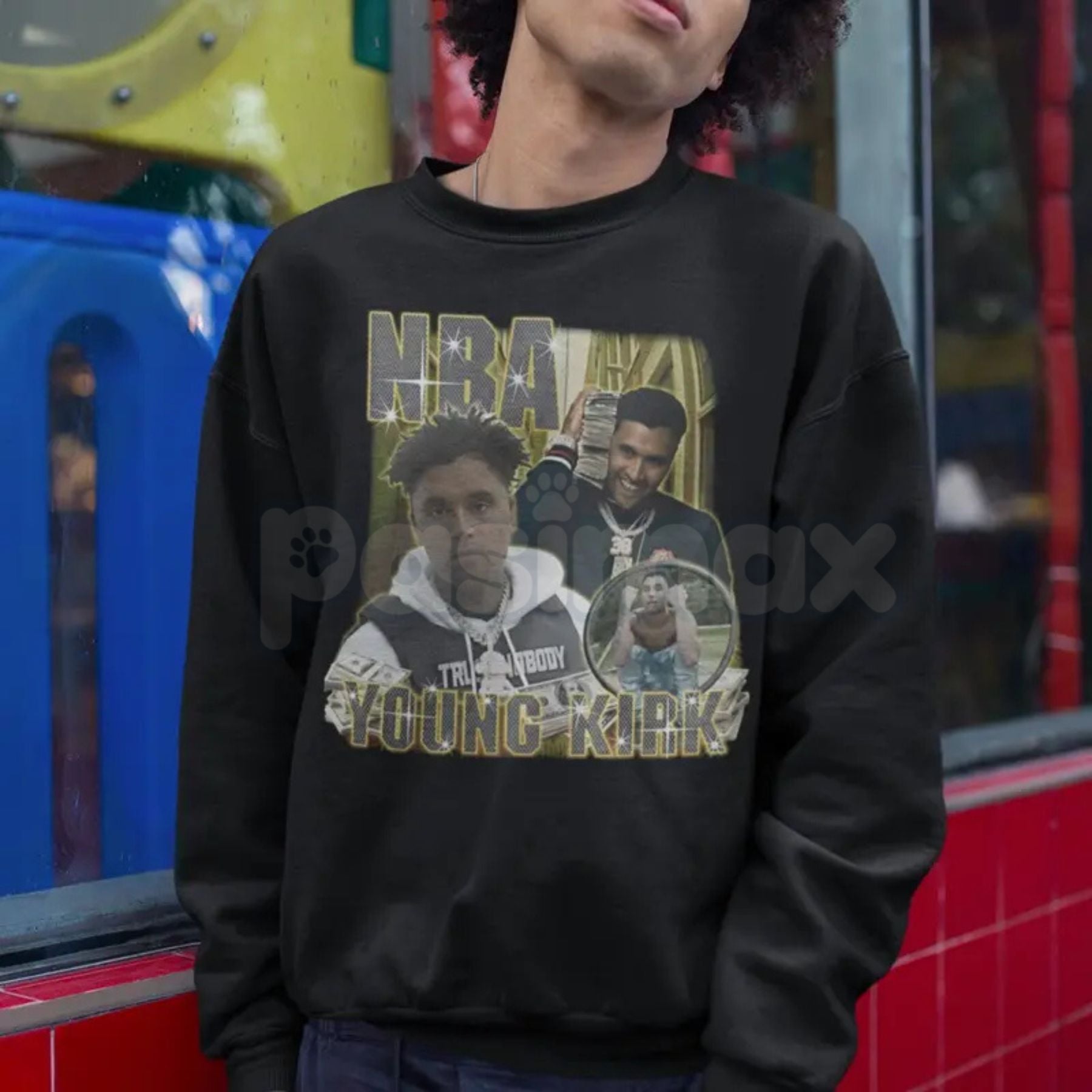 Pasimax Chance the Rapper Graphic Sweatshirt | Charlie the Rapper Chano Jumper | Acid Rap Coloring Book Merch | Hip Hop Fan G