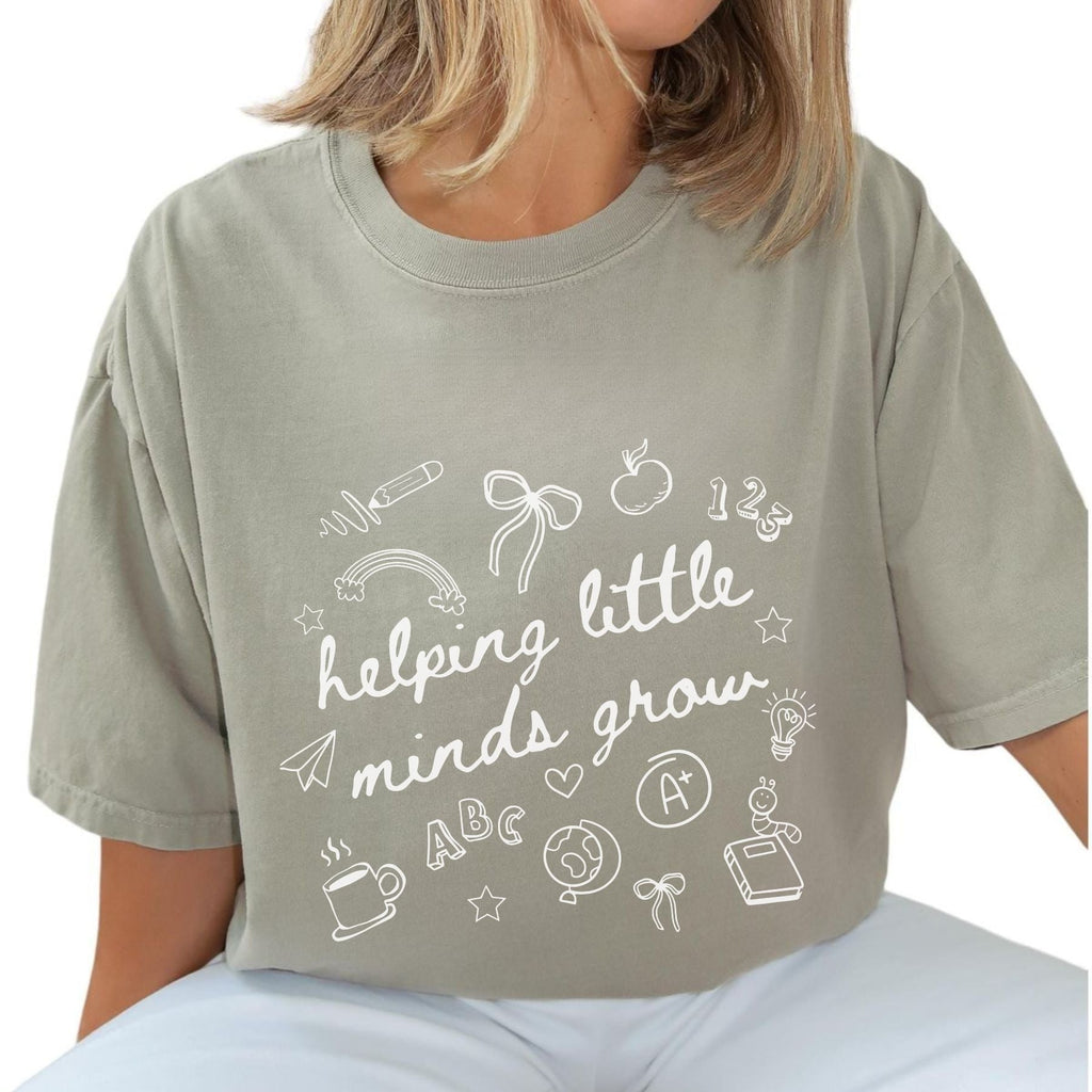Pasimax Kindergarten & Preschool Teacher Tee — detail close-up