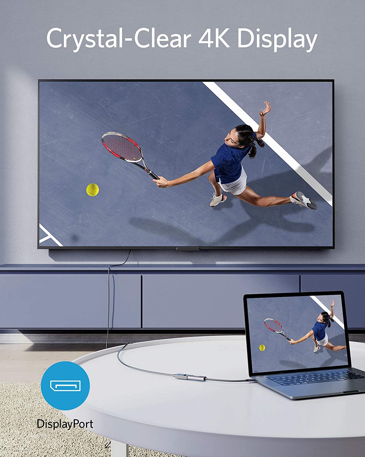Anker <b>PowerExpand</b> USB-C to DisplayPort Adapter, view 2