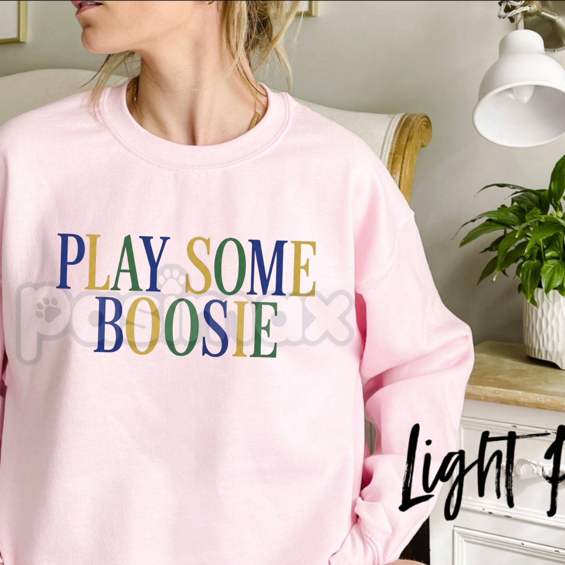 Pasimax Play Some Boosie Sweatshirt | Funny Hip Hop Quote Crewneck | Southern Rap Aesthetic Jumper | Badazz Music Graphic Pul