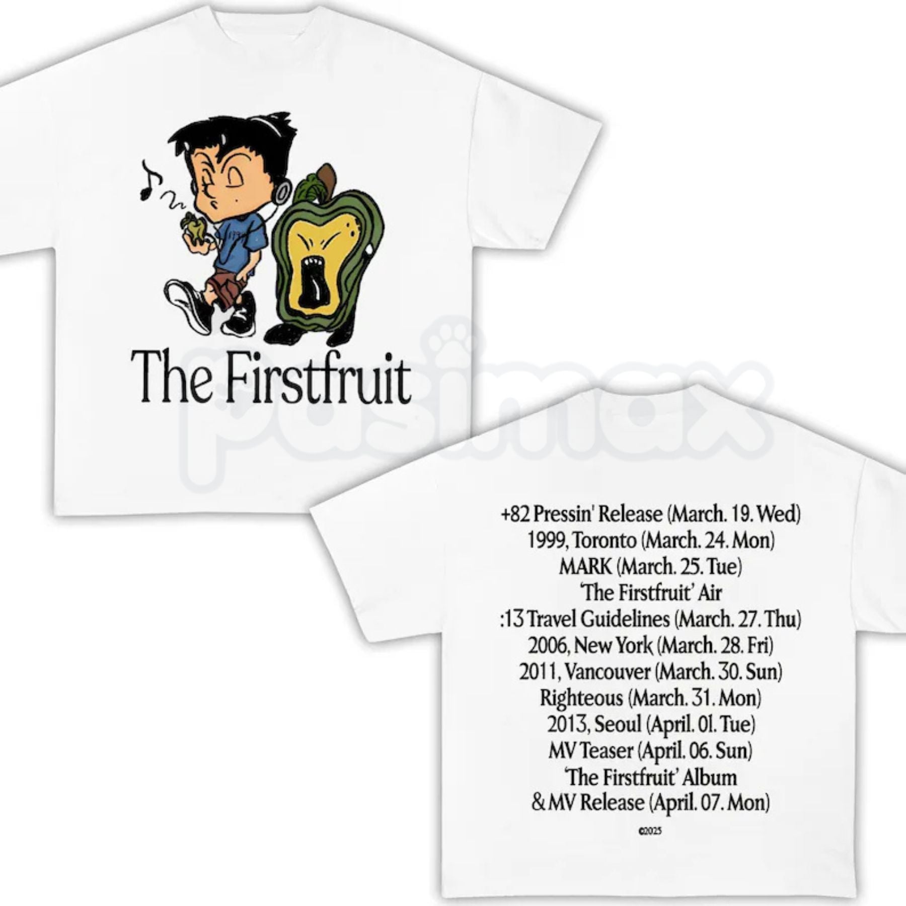 Mark Lee "The Firstfruit" Solo Debut Album T-Shirt – Official NCT 127 K-Pop Graphic Unisex Merchandise