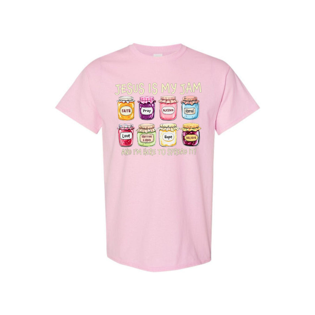 Pasimax "Jesus Is My Jam" T-Shirt — detail close-up