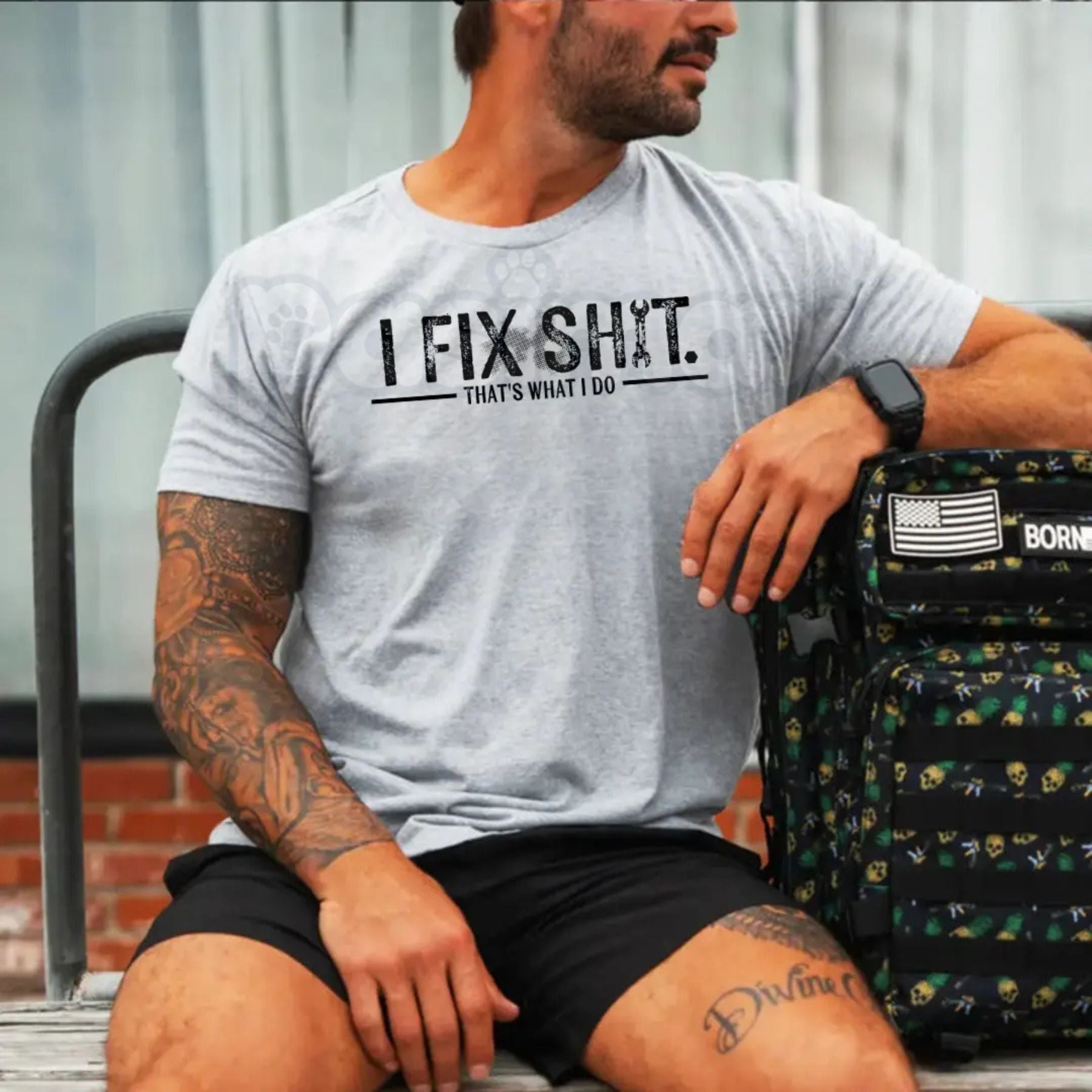 Pasimax "I Fix Shit That’s What I Do" T-Shirt - Funny Mechanic & Handyman Graphic Tee, Professional Problem Solver Shirt, Pre