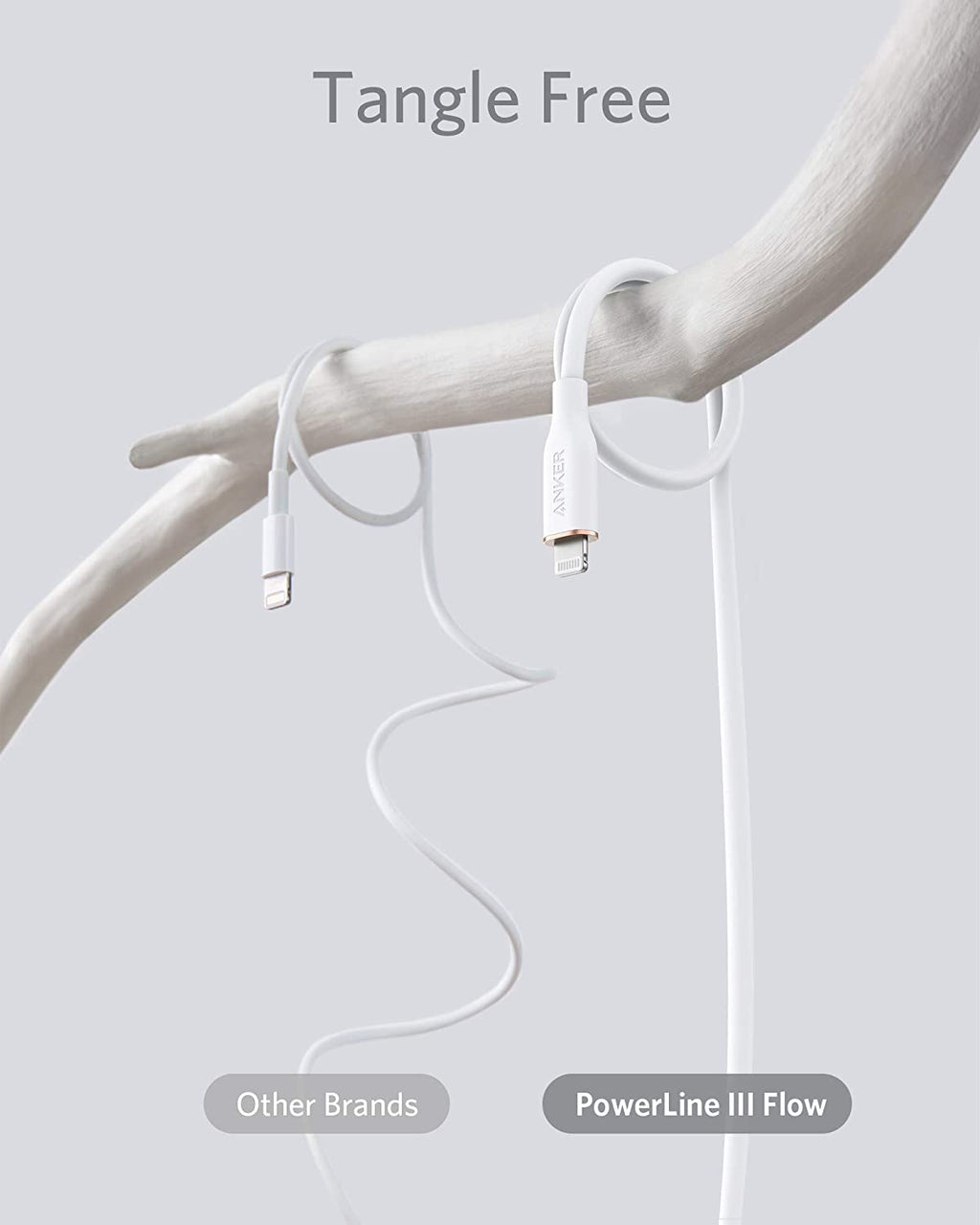 Anker <b>641</b> USB-C to Lightning Cable (Flow, 3 ft Silicone), view 9