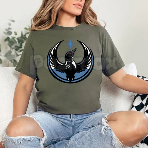 Minnesota Rebel Alliance T-Shirt - MN State Bird Loon Resistance Tee, Funny Minnesota Graphic Shirt, Premium Heavyweight Unisex North Star State Top, Midwest Rebel Aesthetic Apparel, Loon Star Parody Gift