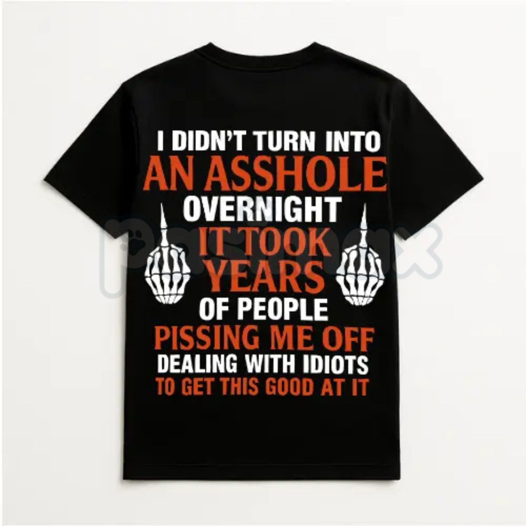 Pasimax Being Pissed Off Is My Cardio – Funny Sarcastic Quote Hoodie, Sweatshirt & T-Shirt — detail close-up
