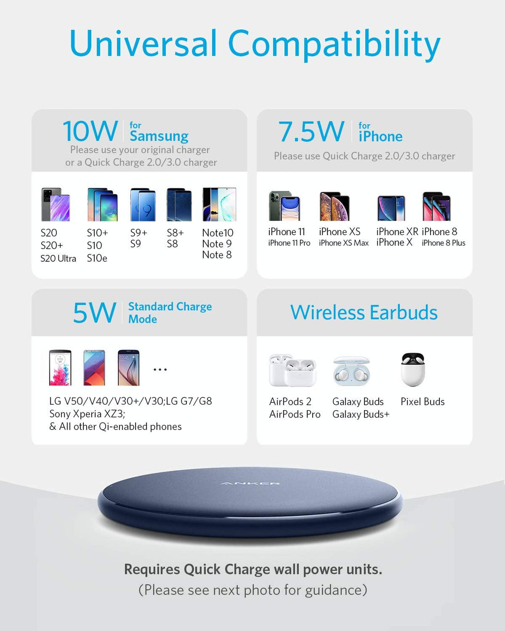 Anker <b>313</b> Wireless Charger (Pad), view 9