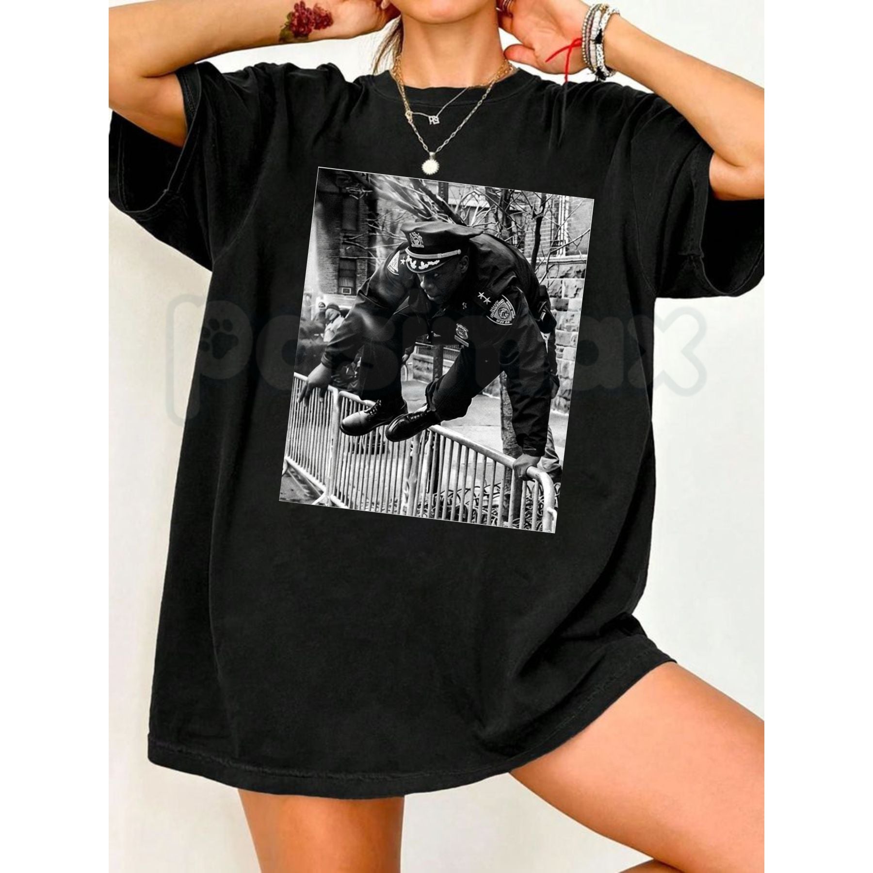 Pasimax Chief Aaron Edwards American Hero T-Shirt - Honor & Legacy Memorial Graphic Tee, Premium 100% Cotton First Responder 