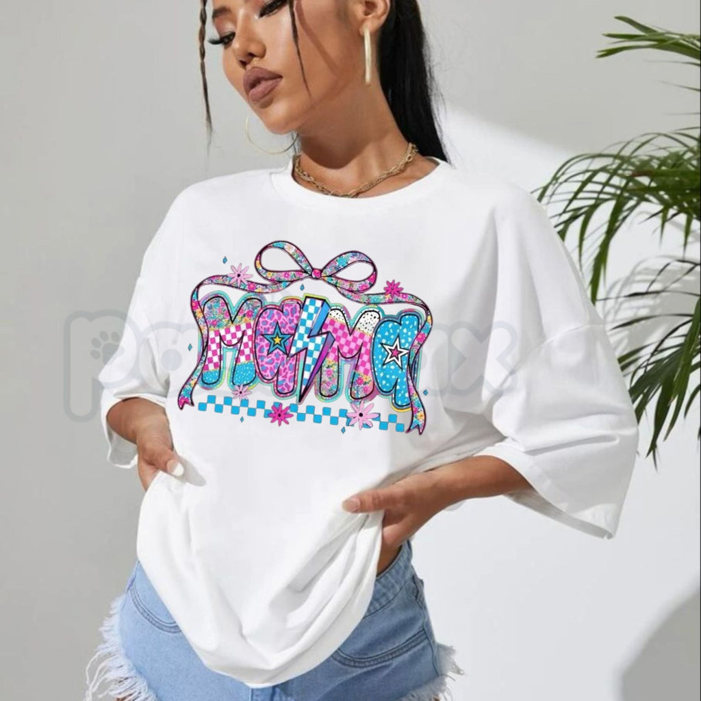 Women’s Artistic Pattern T-Shirt – Elegant Mother’s Day Birthday Gift Idea, Premium 100% Cotton Floral Chic Graphic Top, Soft Lived-In Heavyweight Stylish Mom Shirt, Made in USA