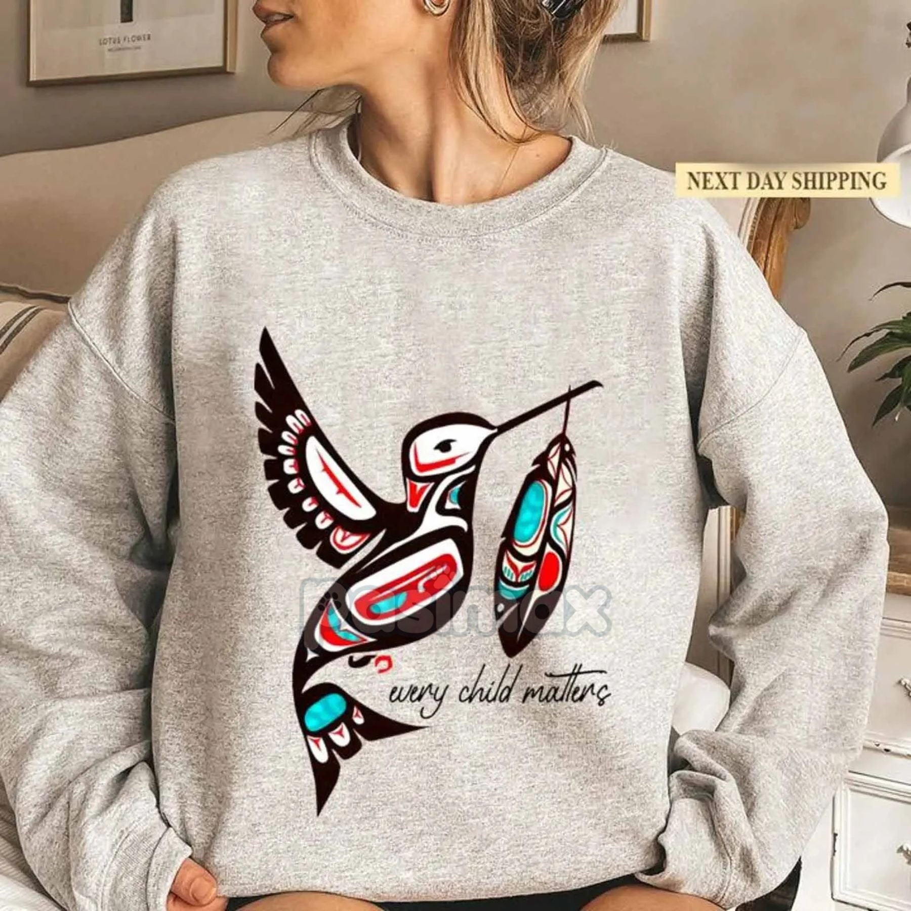 Pasimax Hunting Season Sweatshirt — detail close-up