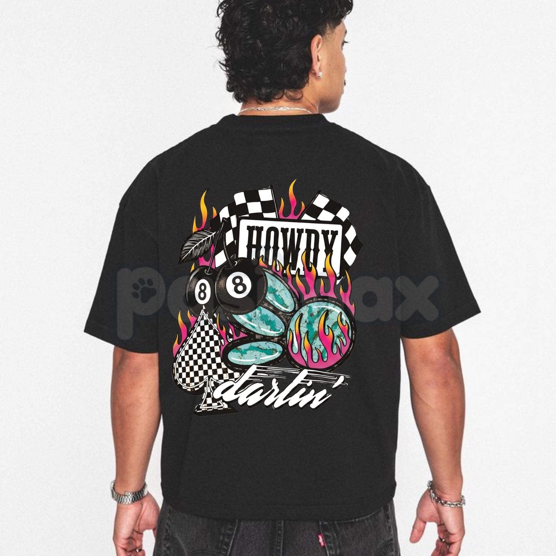 "Howdy Darlin" Graphic T-Shirt – Retro Western Cowboy Aesthetic Tee, Premium 100% Cotton Southern Charm Top, Soft Lived-In Heavyweight Boho Desert Vibe Shirt, Made in USA